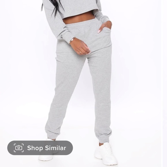 Fashion Nova Pants & Jumpsuits Fashion Nova High Waisted Grey